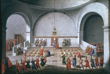Missione di Jan Gninski a Istanbul, cerimonia di pagamento ai soldati, 1679